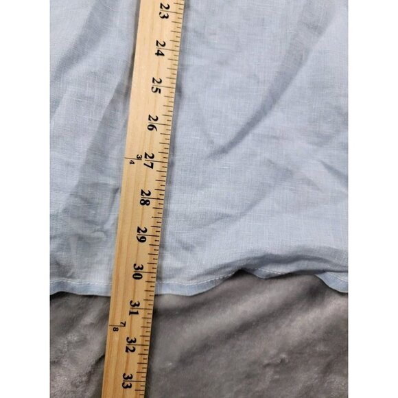 Tommy Bahama Relax Heather light Blue Linen Button-Down Shirt Men's Size Large‎ - Picture 3 of 7